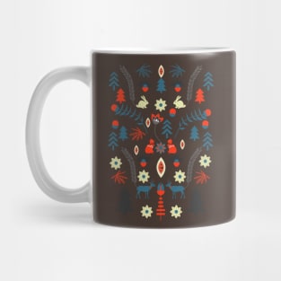 Folk winter pattern Mug